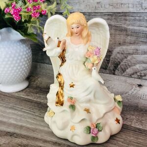 Musical Angel Figurine What a Friend I Have Jesus